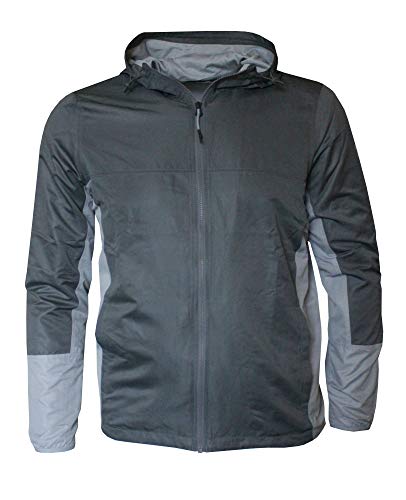 Under Armour Hooded Full Zip Athletic Performance Jacket 1310948 (Medium Grey, L)