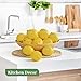 Toopify Fake Lemons, 20 Pcs Ultra Realistic Artificial Fruit with Natural Texture, Matte Non-Glossy Home Kitchen Table Decor for Photography and Party