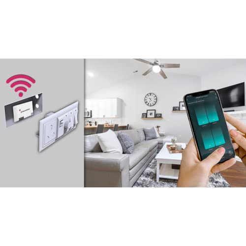 Image of HomeMate Smart Home Kit for 2 BHK (Lite), Smart Retrofit Switches to Automate 9 Lights, 1 Fan and IR Devices, No re-Wiring Required, Compatible with Alexa, Google Home & Siri Shortcuts