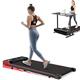 Walking Pad with Incline, 3.0HP Under Desk Walking Treadmill with Remote Control, Treadmills for Home with Wheels