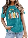 Occupational Therapy Shirts Women: OT Tee Shirt Occupational Therapist T-Shirts Autism Awareness Tops OT Month Gift Green