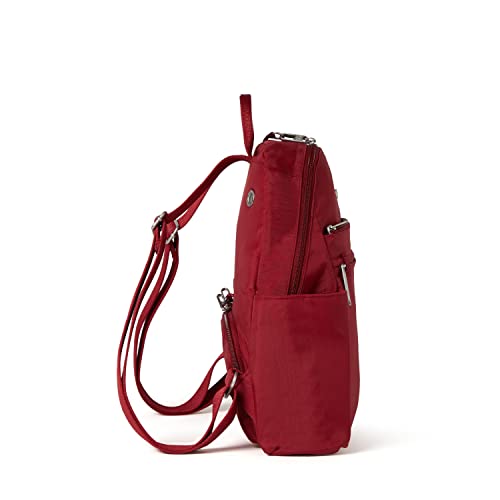 Baggallini Women's Anti-Theft Vacation Backpack, Ruby Red, One Size #TOP2