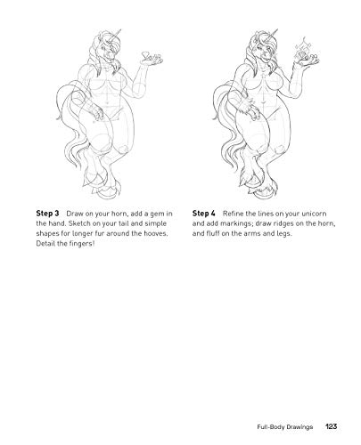 Drawing Furries: Learn How to Draw Creative Characters, Anthropomorphic Animals, Fantasy Fursonas, a