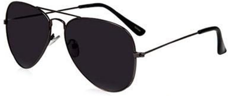 Aviator Sunglasses Collection for Men and Women | Classic Metal Frame Military Pilot Style Glasses (Gunmetal, Smoke)