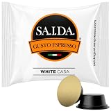 N.100 capsule saida compatibili con macchine lavazza firma e vitha group miscela casa white