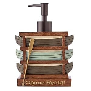 SKL Home Waterfront Soap Dispenser, Multicolored