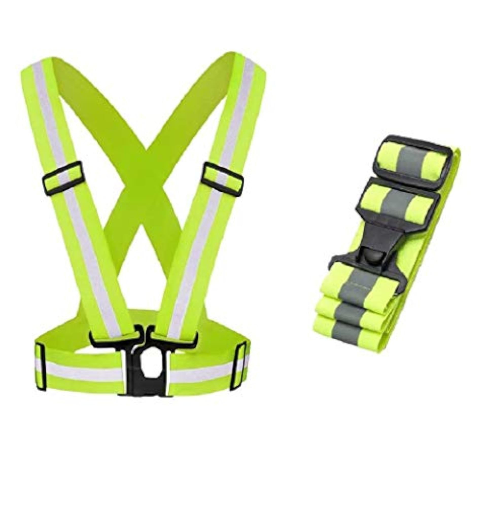 Lightweight Reflective Safety Vest for Running and Cycling