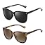 A01(2 Pack) Black + Yellow Tortoise