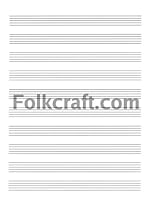 Ten Stave Manuscript Book 1890281360 Book Cover