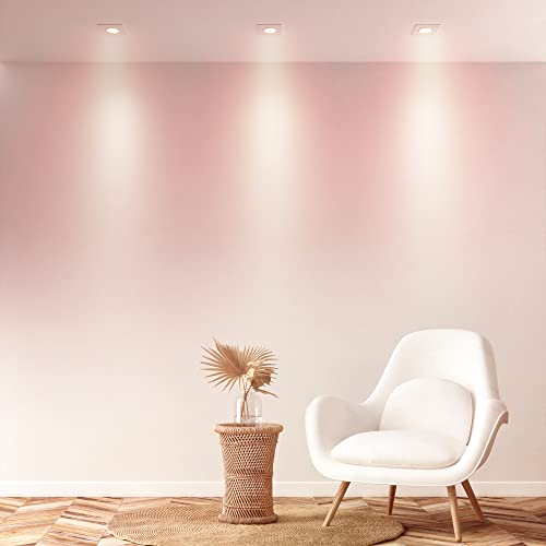 Luminária LED Ecospot Inteligente 5W 3000-6500K Elgin Quadrada WIFI RGB Bivolt Compatível com Alexa