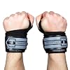 HOSSTILE Wrist Wraps (Pair) Durable 18 with Light Flexibility, Thumb Loop, Extra-Wide Hook and Loop Fastener for Adjustable Support, Ideal for Weightlifting, Bodybuilding, Crossfit