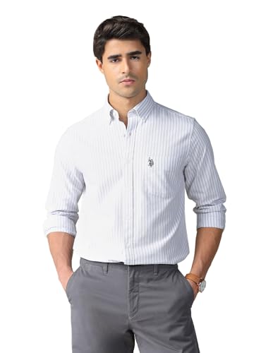 U.S. Polo Assn. Apparel Striped Tailored Fit Button Down Shirt