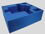 Las bandejas y bases KR están pegadas con adhesivo específicamente formulado para garantizar la durabilidad. Las bandejas KR están fabricadas con espuma suave de alta resistencia que garantiza la máxima protección para tus miniaturas. Las bandejas KR Pick&Puck tienen bordes y paredes internas pegadas, a diferencia del patrón de cuadrícula que no tiene. Esto proporciona estabilidad adicional para las bandejas y te permite llevar muchas más figuras y vehículos que los pick&pluck convencionales.