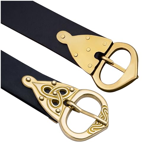 Boucle robuste en cuir accessoire idéal pour la foire médiévale de Ren et cosplays