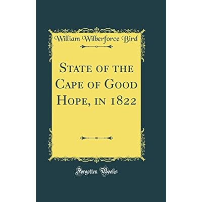 State of the Cape of Good Hope, in 1822