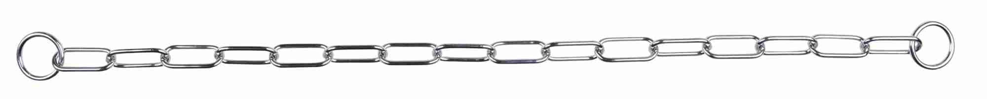 Trixie Chrome Long Link Choke Chain, 70 x 4 mm Thickness