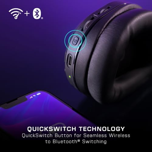 Image of Turtle Beach Stealth 500 Wireless Multiplatform Gaming Headset Renewed PS5 | PlayStation, PS4, PC, Bluetooth, 40mm Drivers, Rechargeable 40-Hr Battery, Flip-to-Mute Mic, Memory Foam, Lightweight, Black