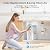 SMONET Tankless Reverse Osmosis System: 7 Stages Reverse Osmosis Water Filter 600 GPD with Smart LED Faucet Under Sink RO Water Filtration Systems for Whole Home 2:1 Pure to Drain NSF 58/372