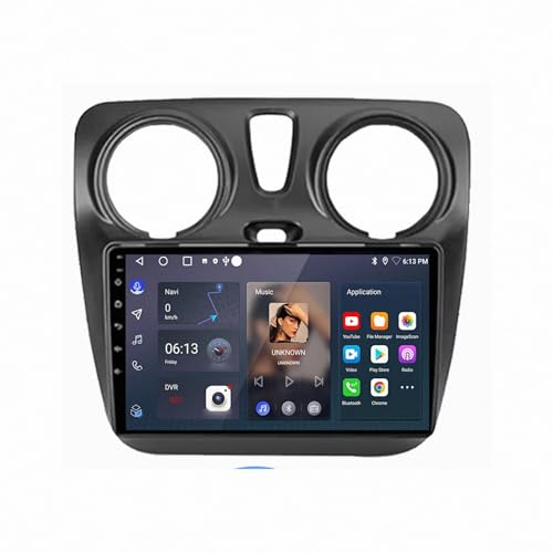 Navegador GPS Radio de Coche 2 DIN Bluetooth 4G 64G para Renault Dokker Lodgy