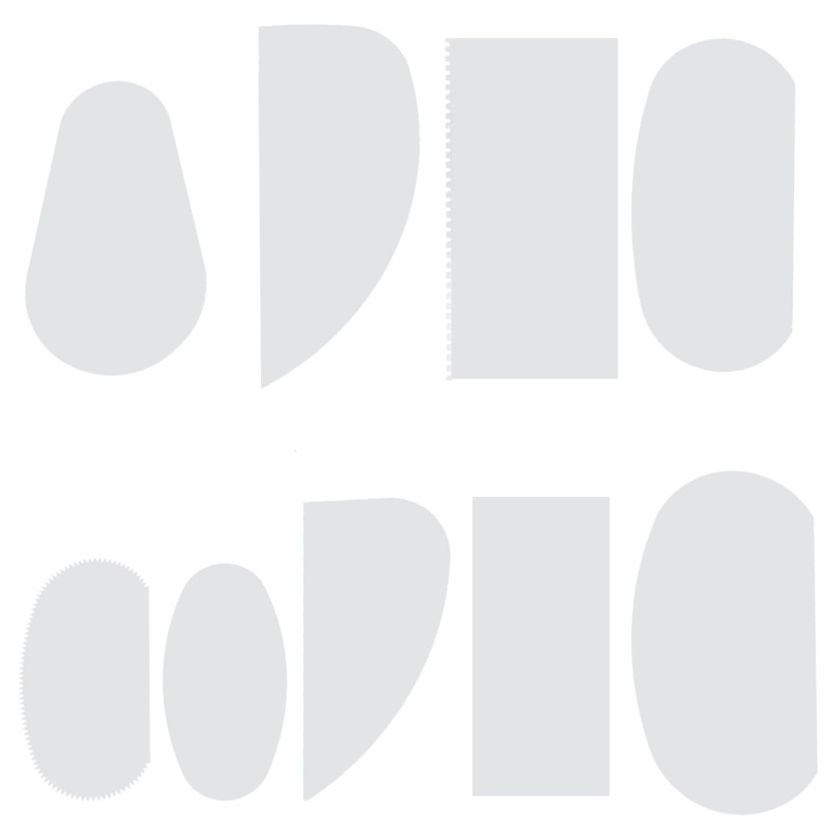 ARTIBETTER Clay Sculpture Tools Molding Clay Supplies Cutter Sculpting Shapes Stainless Kit Modeling Pottery Tools Pottery Clay Ceramics Tools Clay Tools Clay Carving Tools Silver