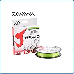 Daiwa J-Braid 8 Braid 300m Chartreuse – gevlochten vislijn