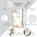 Address Book with Alphabetical Tabs - A5 Telephone & Address Book with Address Contacts, Special Date, Phone, Birthday & Internet Login Password for Home and Office, 6.2