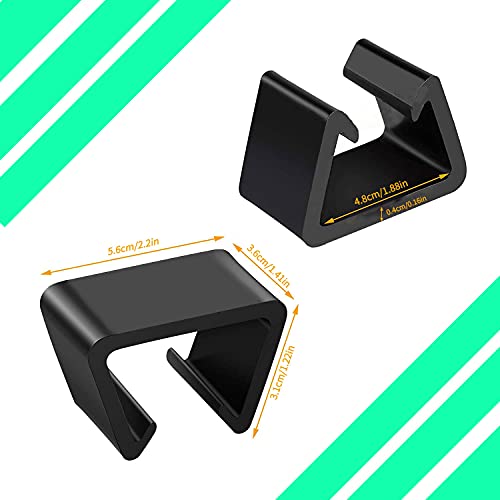 8 Pcs Outdoor Furniture Clips, Sofa Wicker Sectional Patio Furniture Clips, Wicker Chair Fastener, Wicker Furniture Clamps Connectors, Connect Sectional Module Outdoor Couch Patio Furniture #TOP1