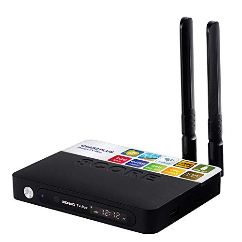 CSA93 Plus Android 8.1 Box, 4GB RAM 64GB ROM Bluetooth 4.0 Quad Core 64 Bits 3D 4K Ultra HD,USB 3.0 2.4G/5G WiFi