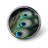 Matériau : Nos élégantes broches rondes sont fabriquées en alliage d'aluminium robuste, qui ne se décolore pas facilement et est durable.