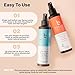 Beauty by Earth Sea Salt Spray for Textured Beach Waves & Volume - USA Made with Organic Ingredients, Texturing and Volumizing Spray for Fine Hair for Men & Women