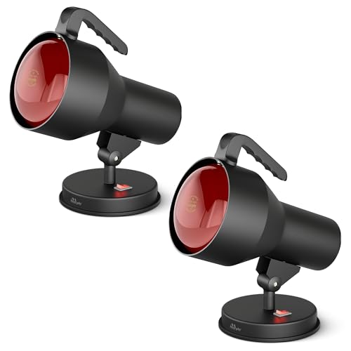Image of Murphy Infrared Heat Therapy Lamp : Pack of 2 (Black)