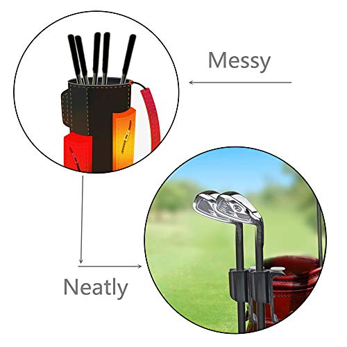 2 Pack Golf Putter Clip Golf Bag Clip on Putter Clamp Holder Golf Putter Clip Organizer Ball Marker for Golf Accessories - Image 2