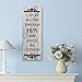 Stonebriar Rustic Decorative Worn White Painted Philippians 4:13 Wall Art with Metal Trim