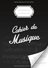 Livres Cahier de musique avec portées et annotations pour la composition musicale - solfège - partitions - 48 pages - Grand format A4 : 21x 29,7 cm - Couverture brillante PDF Livres Cahier de musique avec portées et annotations pour la composition musicale - solfège - partitions - 48 pages - Grand format A4 : 21x 29,7 cm - Couverture brillante PDF