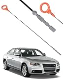 ECCPP Engine Oil Level Dipstick Replacement 2006-2008 for Audi A4 2005-2009 for Audi A4 Quattro 2006-2009 for Audi A6 2005-2008 for Audi A6 Quattro Fluid Indicator Oil Dip Stick 06E115611E