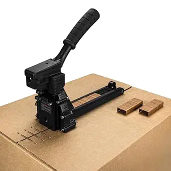IDl Packaging Heavy-Duty Manual Box Stapler for 1 1/4" (32 mm) Staples