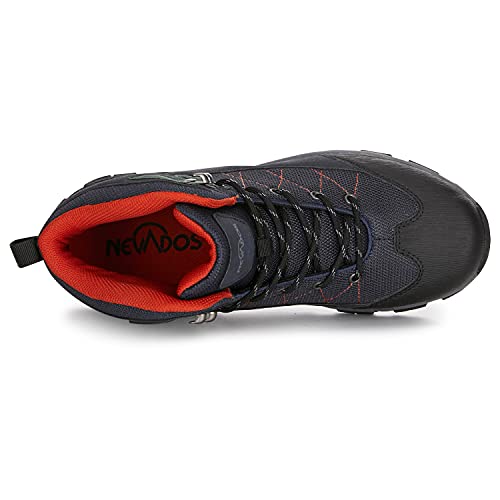 Image of Nevados mens Dintore Mid Ankle Hiking Boots for Men | Waterproof, Multi-terrain, Supportive