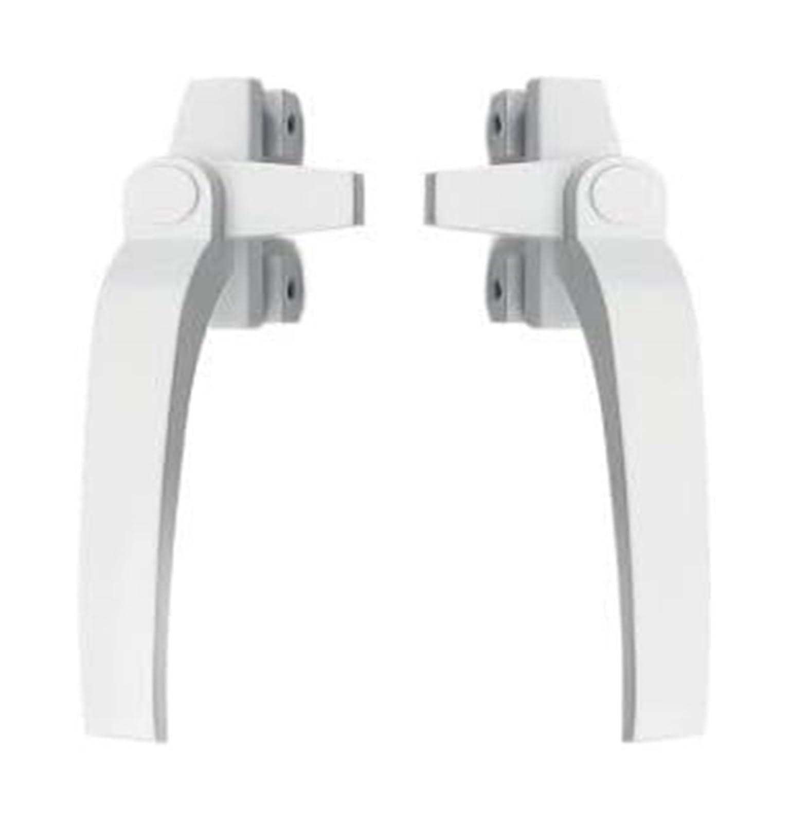 Aluminum Alloy Window Handle, Casement Lock Left Right(White)