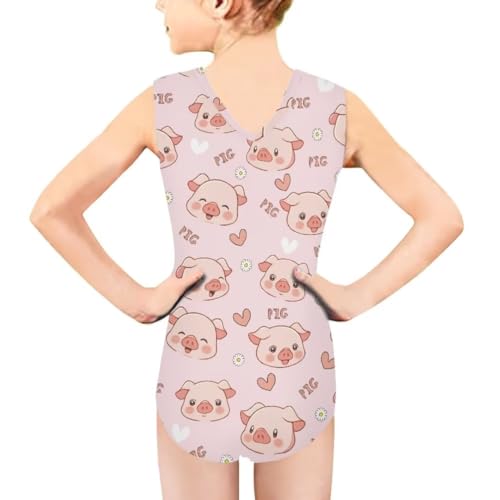 Image of Girls Swimsuit 3-14Y One Piece Swimwear Sleeveless Girls Bathing Suit