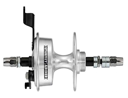 Sturmey Archer X-Rd Singlespeed Drum Brake Hub, 36H Silver - HKSXD.RHS0.000.BX
