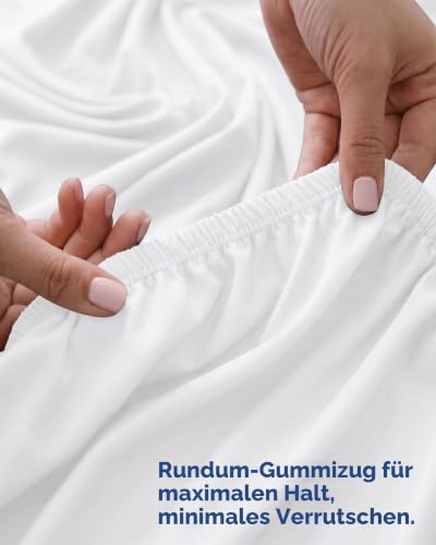 Utopia Bedding Spannbettlaken für King-Size-Bett, weiche gebürstete Mikrofaser, Tiefe Taschen, schrumpft und lichtbeständig, pflegeleicht… – Ansicht 5