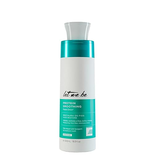 Let Me Be Tratamiento de queratina capilar Tratamiento suavizador de proteínas brasileñas Hidratante sin encrespamiento y brillo intensivo