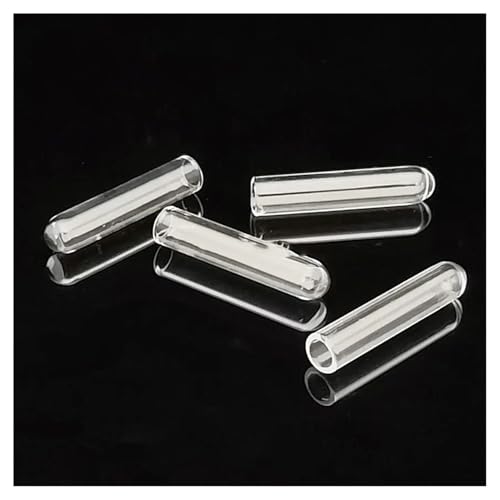 Tubes en verre transparent 6x50mm pour ateliers scientifiques et de chimie