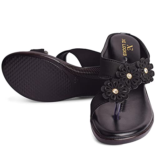Image of XE Looks Comfortable Soft Wedge Slippers For Women