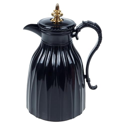 Garrafa Térmica De Plástico Retro Estilo Vintage 1litro Café Quente-Tampa De Rosquear Utensílio de C