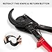 YMYP Ratchet Cable Wire Cutter - Heavy Duty Aluminum Copper Ratchet Cable Cutter Hand Tool for Aluminum and Multi-core Cables Up to 240mm² Cutter Pliers 325A