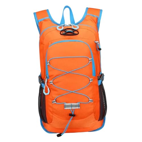Mochila running y montañismo 20-35L impermeable naranja