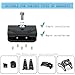 PLUSBEAM Ditch Light Brackets, 2PCS Hood Mount Light Brackets Universal Adjustable Aluminum Alloy Pillar Hood Led Work Light Pods Mount Bracket Kit for Truck SUV Cars, No Need Drilling