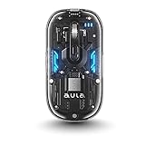 AULA AM210 Ultra Light Weight Wireless + Bluetooth Gaming Mouse |Adjustable DPI (800-1600) | Compatible with Windows 2000/XP/7/8/10/VISTA (Black)