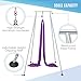 Aerial Silks, Yoga Swing, Aerial Yoga Stand, 10’ Steel Frame, 13 yd Purple Fabric, Ariel Silks for Home, Silk Aerial Yoga Swing, Aerial Silks for Home, Indoor Aerial Rig, Aerial Hammock, Aerial Stand